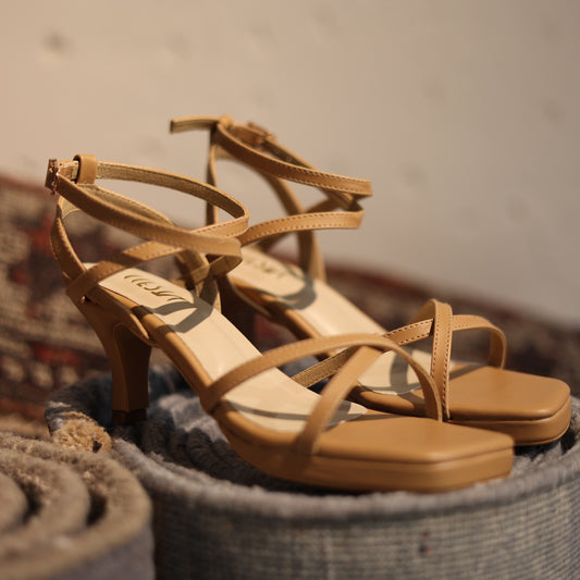 Buy party wear sandals high heels, heels for women, high heels sandals for  ladies, high heels sandals online… | Latest ladies shoes, Brown block heels,  Heels online
