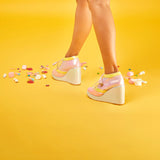 Marshmallows Sneaker Wedges - Sugar Rush