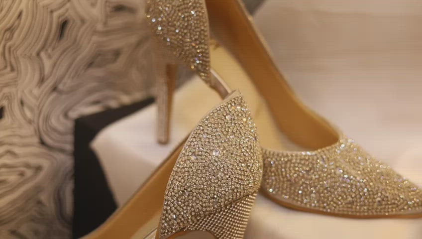 6cm bling shining high heels, Women's Fashion, Footwear, Heels on Carousell