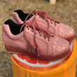 Glittery Tieskers (Pink) Wedges Platform Heels