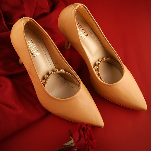 Love Notes ( Beige Pumps with changeable bands )