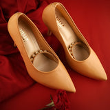 Love Notes ( Beige Pumps with changeable bands )