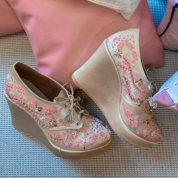 Sneaker Wedge (Light pink)