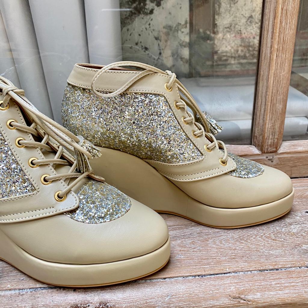 Christian Dior D-Player Wedge Sneakers - Gold Sneakers, Shoes - CHR413466 |  The RealReal