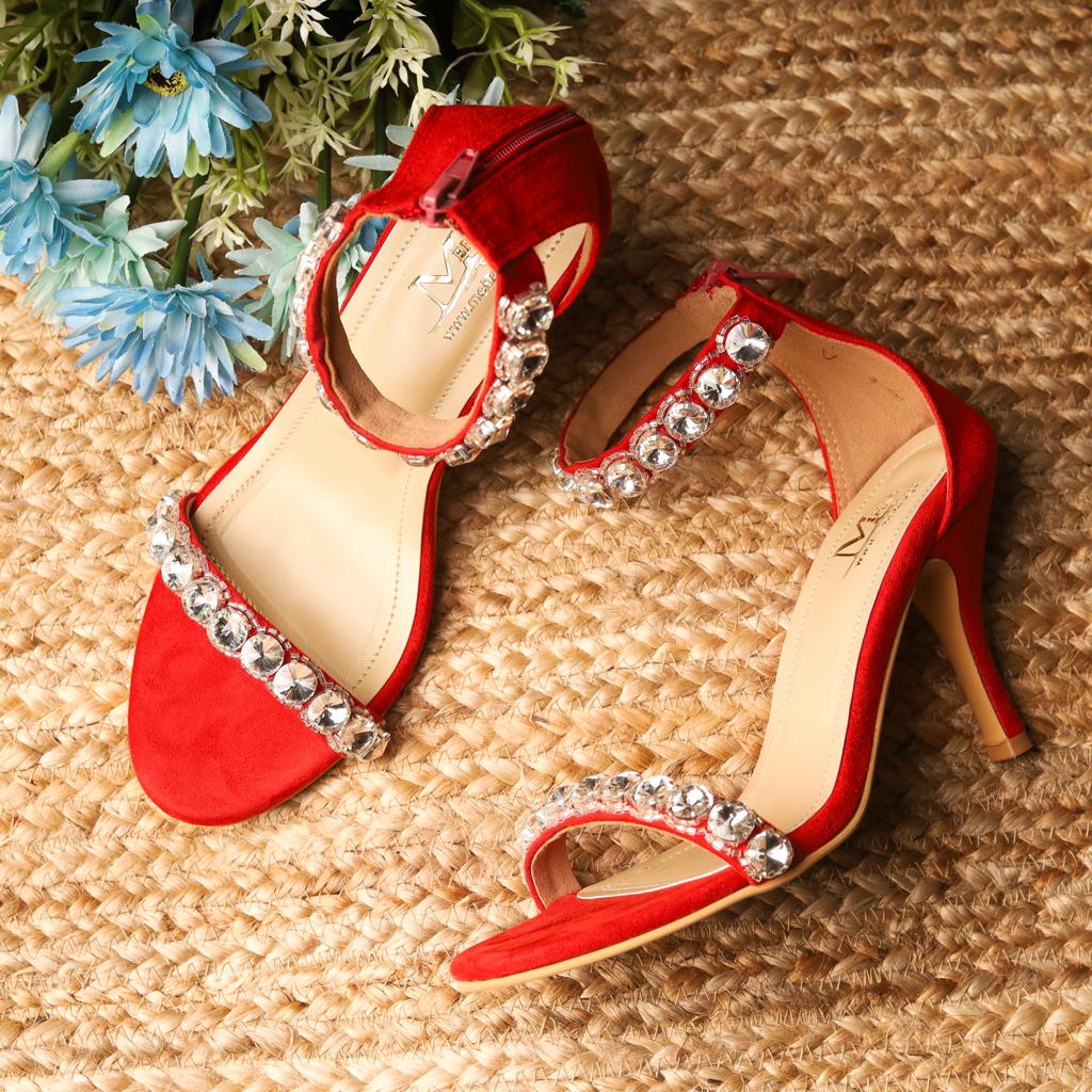 SKOLL Women Red Heels - Buy SKOLL Women Red Heels Online at Best Price -  Shop Online for Footwears in India | Flipkart.com