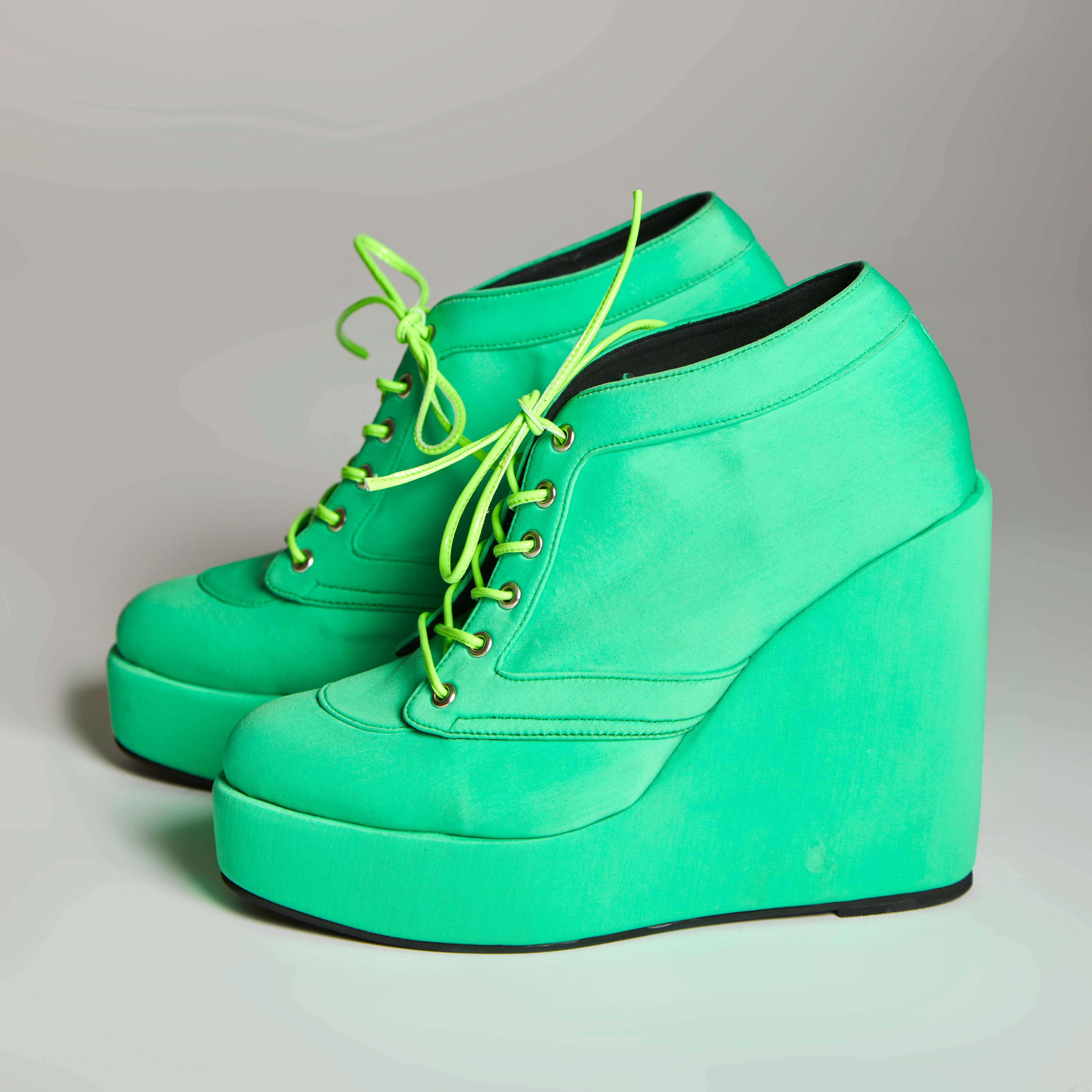 Sneaker Wedges (Green)
