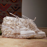 Sneaker Wedge Cinderella (Bridal Sneakers White, Beige, Ivory)